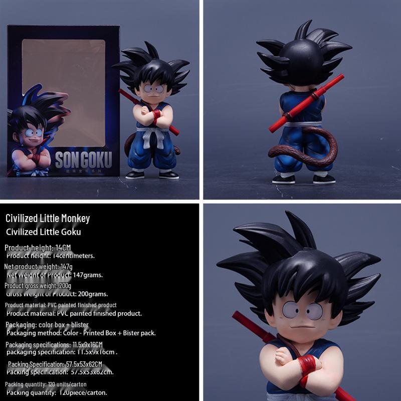 Kid Goku Dragon Ball GT Figure Ornament Anime Model Toy