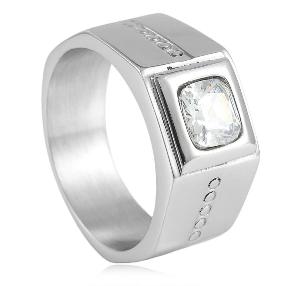 European and American Jewelry Gemstone Ring Retro Trendy Girl Personalized White Gemstone Ring 2026 No. 7