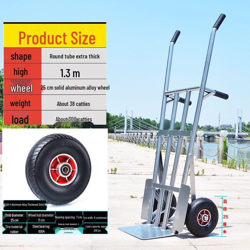 Heavy-Duty 2-Wheel Farm Hand Cart