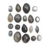 Natural Grey Moonstone Cabochon Loose Gemstone Lot 15-20 Pcs 100 CT For Jewelry Making
