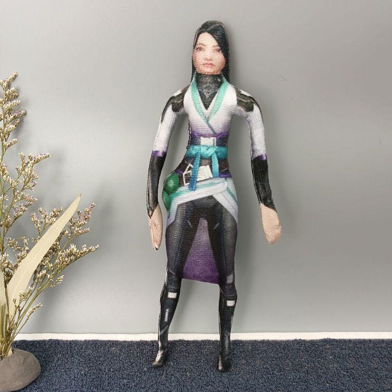 25cm Valorant Action Model Toy Flexible Poseable Character Creative Collection Gift for Fans Desk Decoration