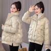 Women S Short Loose Korean Style Cotton Puffer Jacket