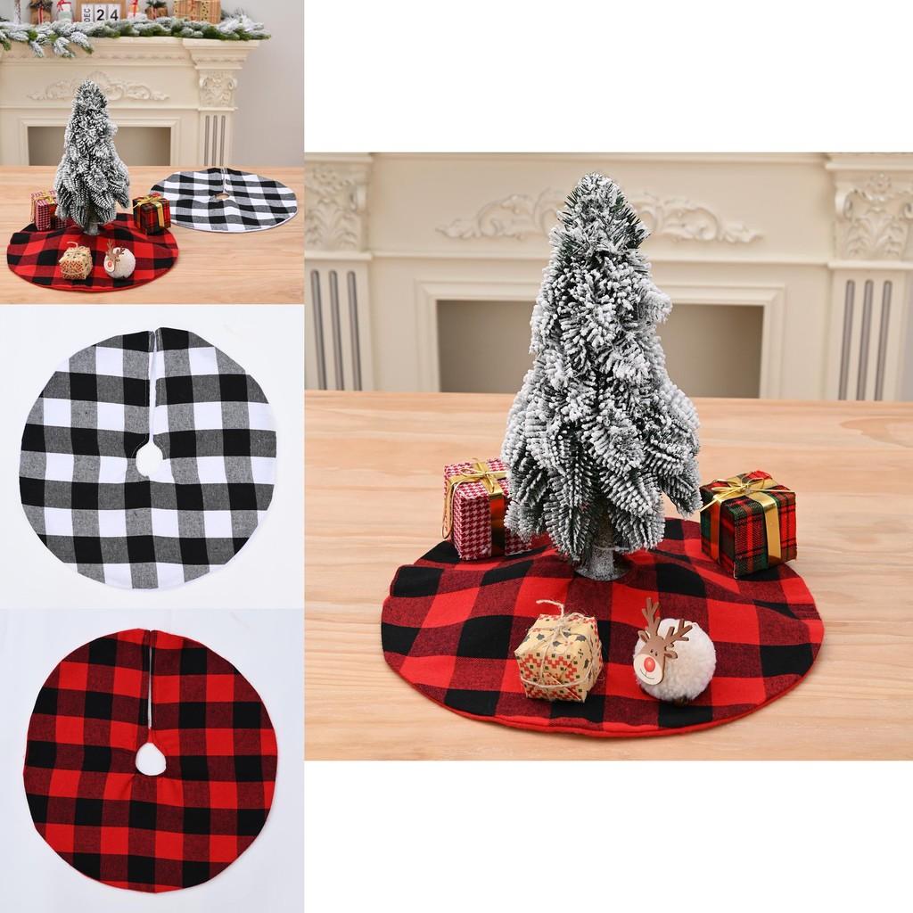 Charming Tree Mini Skirt For Christmas Featuring Soft Red Black And Black Fabric White