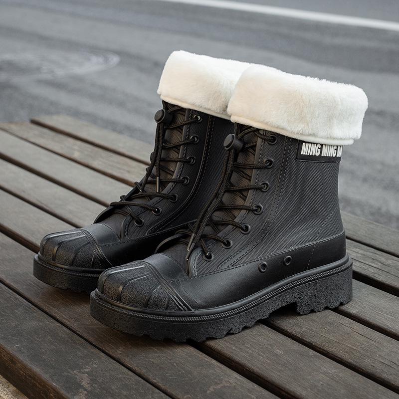 

Желейные водонепроницаемые дождевые сапоги - Женские прозрачные нескользящие короткие сапоги в корейском стиле, модные 43