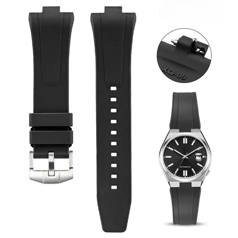 

Ремінець з фторкаучуку для Citizen NJ0150 NJ0151 NJ0158 FKM Чоловічий Опуклий Швидкознімний Пряжка з нержавіючої сталі Ремінець для годинника Браслет 9 мм 9mm