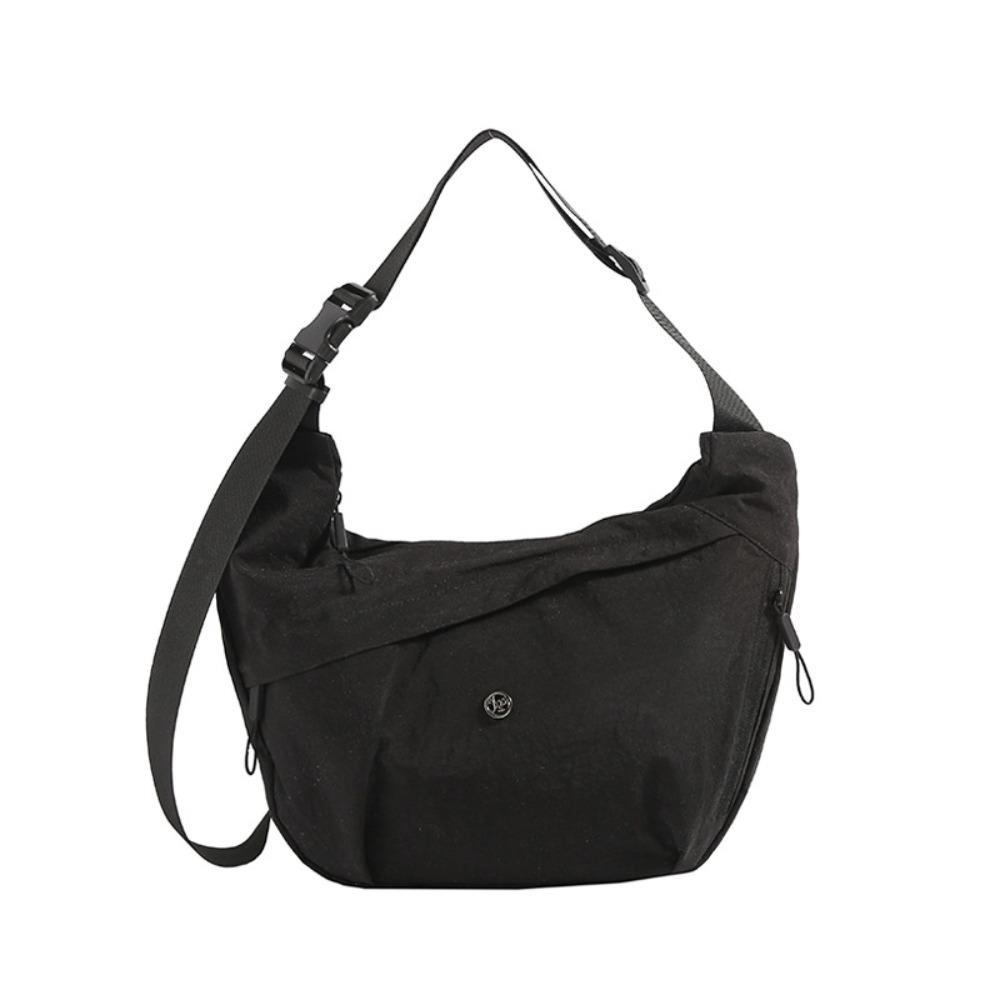 Large Capacity Nylon Crossbody Bag Korean Style Dumpling Bag Oxford Cloth Shoulder Bag  Travel