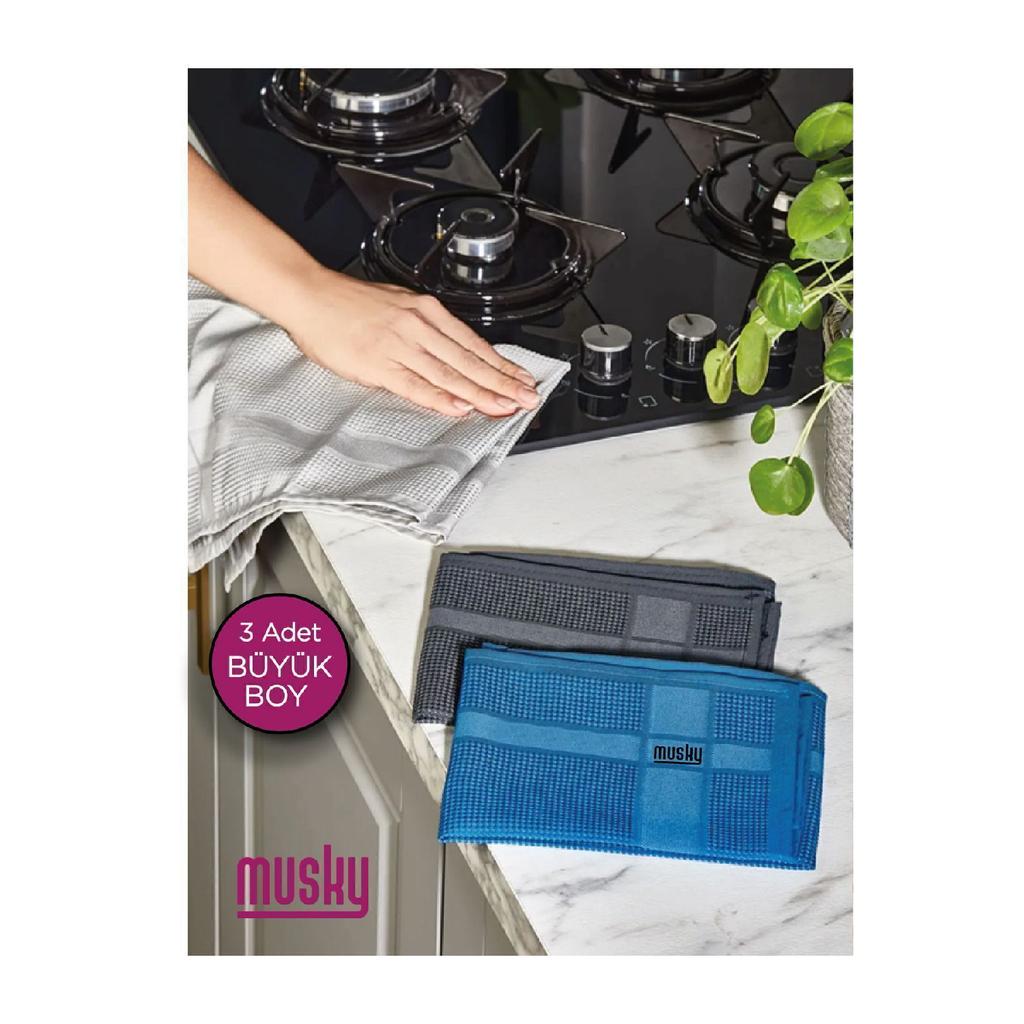 3-pack Microfiber Cleaning Cloth | Magic Cloth | 3 Pack | Neon Series | 40x60cm Glass, Showcase, Kitchen