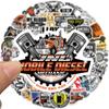 50 Cartoon Diesel Engine Technician Stickers Can Decorate Suitcase Notebook Waterproof and Removable Stickers