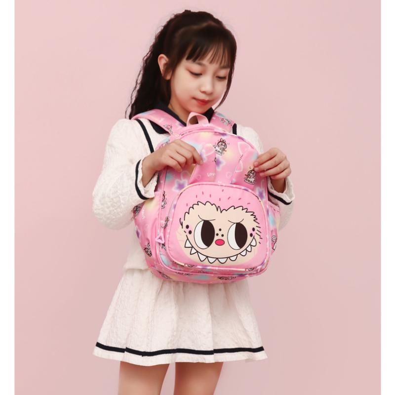 Modă Labobo Rucsac Școlar Drăguț Desen Animat Mat cu Bule Ușor Rucsac pentru Copii Imprimeu la Mod Grădiniță Copil 3-6 Ani Genți de Umăr Duble