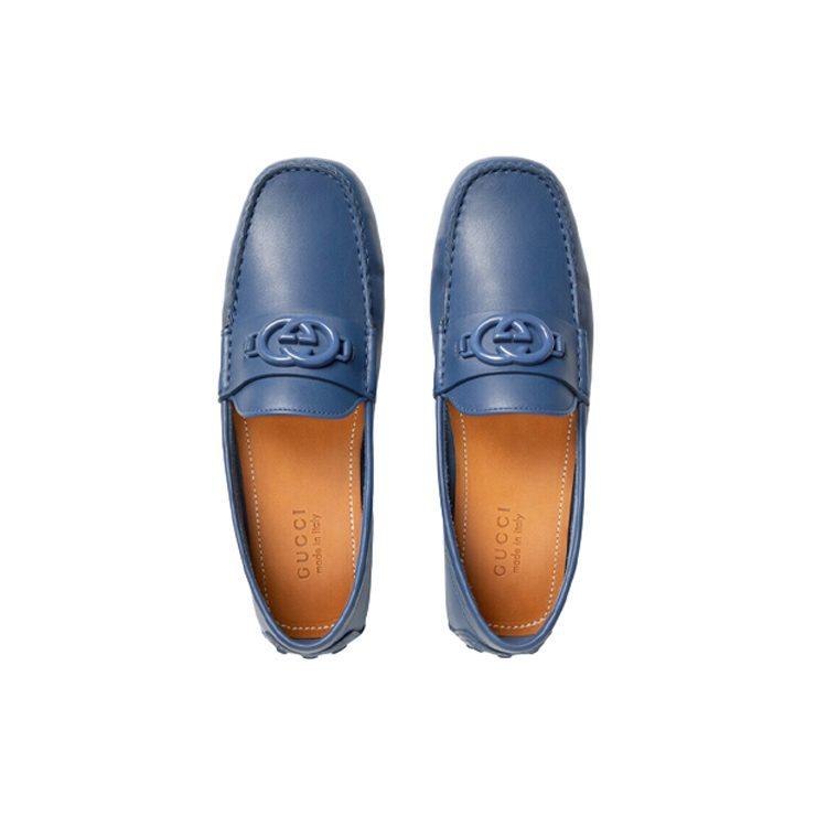 Gucci Driver 'Interlocking G - Washed Indigo' 692379 1XH00 4246