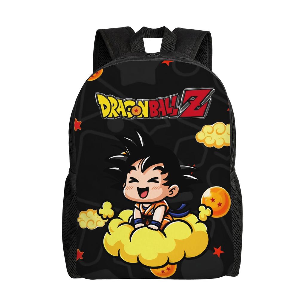 Dragon Ball Z Cartoon Rucksack für Männer Frauen Mode Schüler Tagesrucksack DBZ Goku Laptop Computer Umhängetasche Leicht