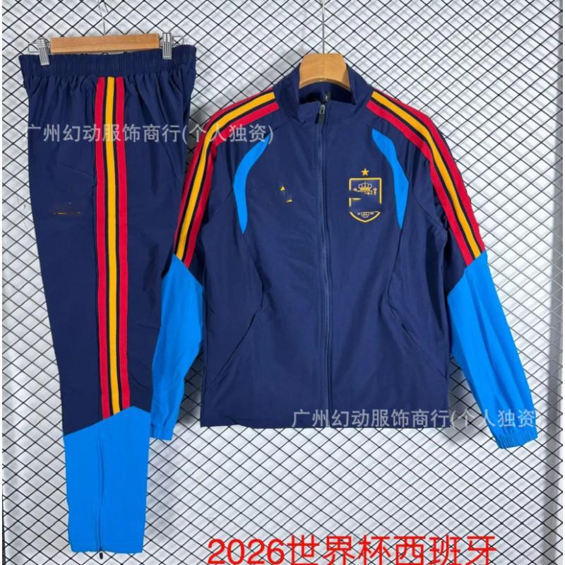 2526 Long Training Windbreaker Set Sports Fans Unisex