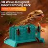 Reptilien Futternapf Reptilien Napf Ausbruchssicher Superworm Futterautomat Futterbox Für Echsen Und Amphibien Aquarium Zubehör