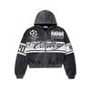 Y2K Camo Print Zip Hoodie Couples Streetwear Loose Fit Long Sleeve Casual