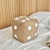8x8 Inch Plush Dice Cube Cushion Decorative Pillow for Home Bed Sofa Couch Decor