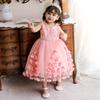 2024 New Petal Baby Flower Girl Bridesmaid Wedding Dress for Children