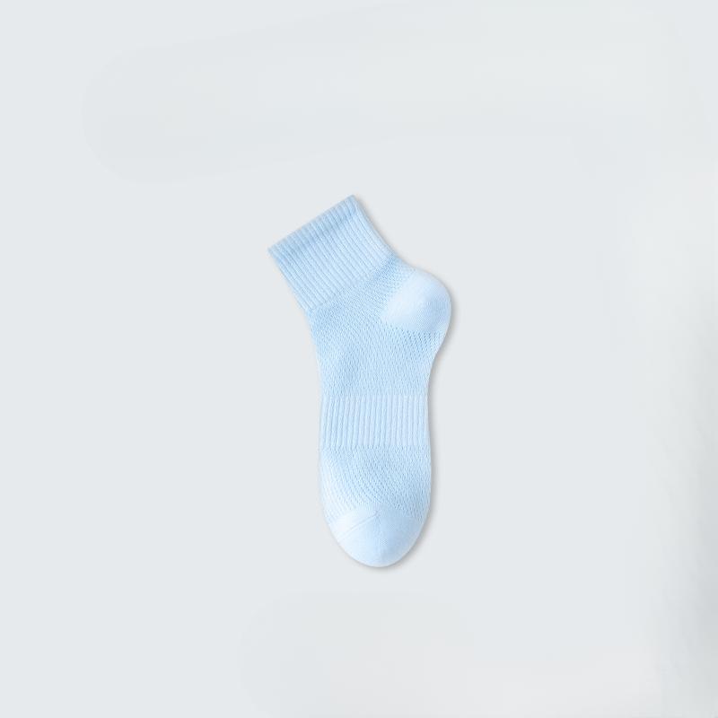Female Summer Mesh Thin Pure Cotton Bacteriostatic Breathable Tube Socks
