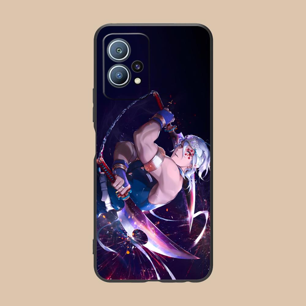 Demon Slayer Tengen Uzui Phone Case for Huawei P60 P50 P40 P30 P20 P10 P9 P8 Pro Lite Plus Black Smartphone Cover Luxury