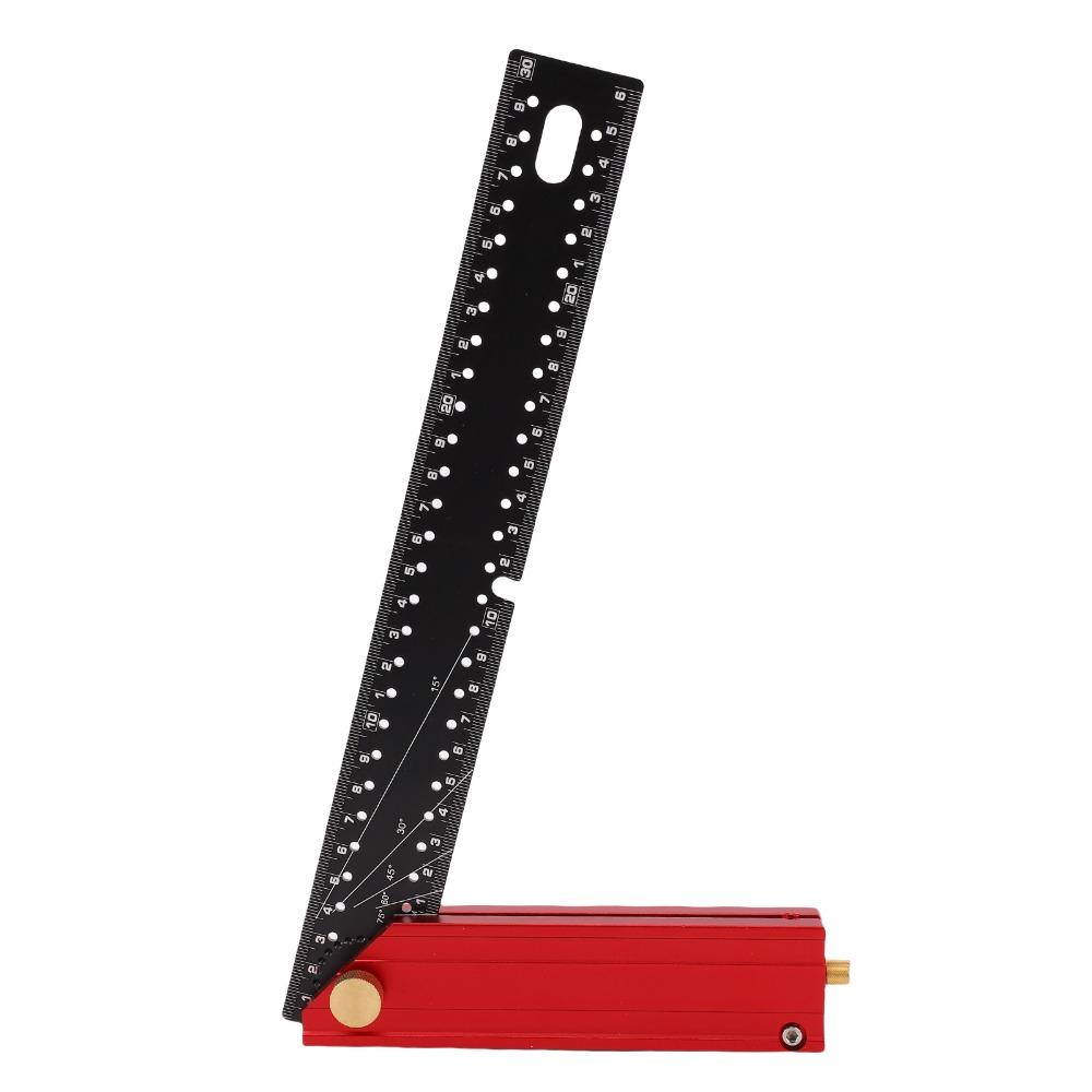 90 Degree Framing Square Aluminum Alloy Carpenter Square Ruler L Shaped Ruler  Woodworking