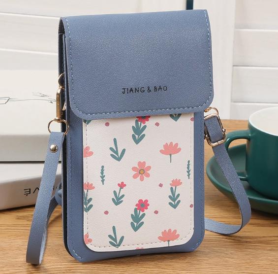 Borsa a tracolla da donna con touchscreen - Piccola borsa a spalla alla moda per telefono e chiavi
