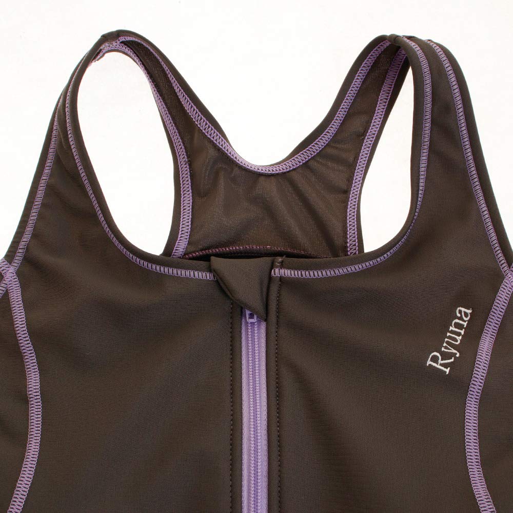 Made In Japan Maternity Solid Sleeveless Swimsuit