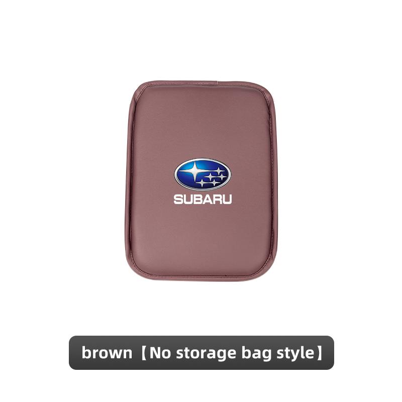Car Armrest Mat Center Console Leather Protection Cushion For Subaru STI Forester Impreza Legacy Outback XV BRZ WRX Tribeca X333