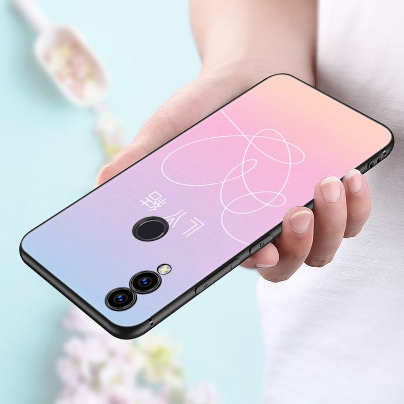 Love Yourself Flower Case For Huawei Honor 10X Lite 7A 7S 8A 8S 8C 8X 9A 9C 10i 20i 30i 20S 20E 9X Pro 10 8 Lite Black Cover