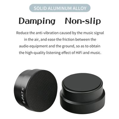 4pcs Solid Aluminum Alloy Shockproof Foot Nails Foot Pad for Amplifier CD Player