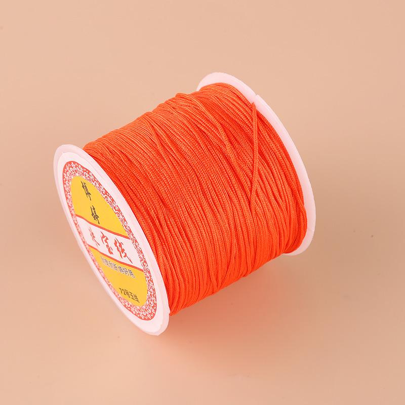 Boting Jade No. 72 0.8mm Nylon Thread for DIY Braided Cord Bracelet Weaving and Pendant Making.