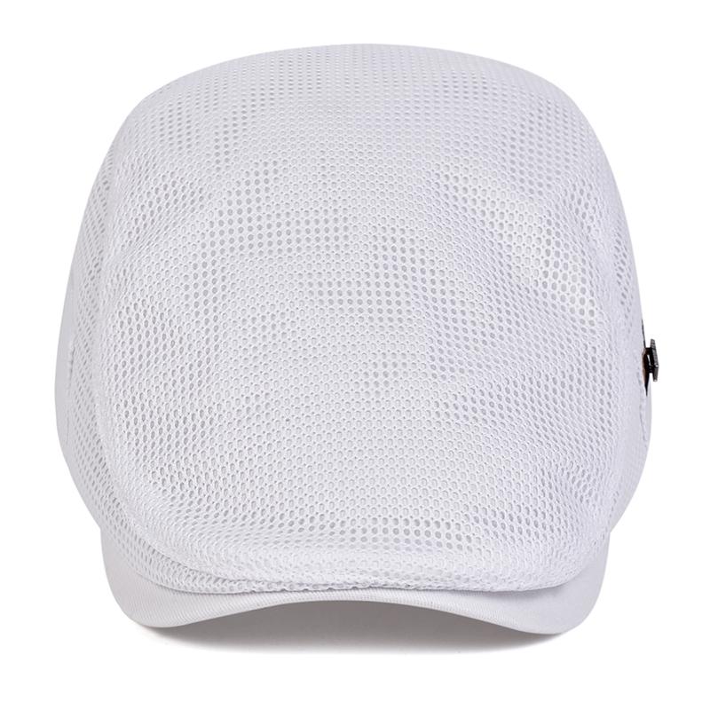 Men NEW York Label Mesh Breathability Newsboy Caps British Painters Hats Spring and Summer Flat Cap Hip Hop Berets