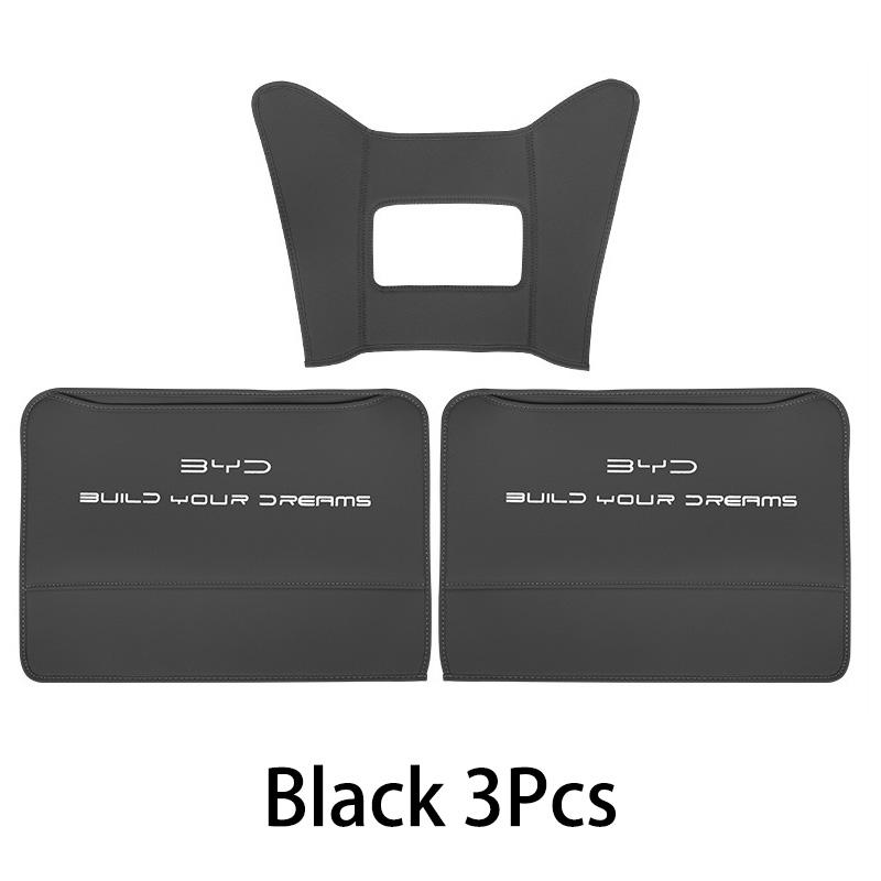 

Для BYD Seal DMI EV Car PU Leather Anti Kick Mat Pad Car Anti Kick Protector Mats Аксессуары для защиты спинки сиденья
