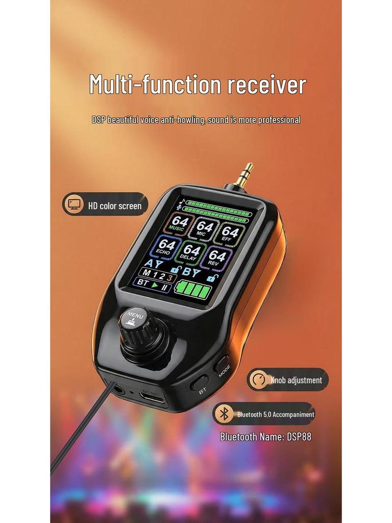 High-End Bluetooth Wireless UHF Microphone Dual Set