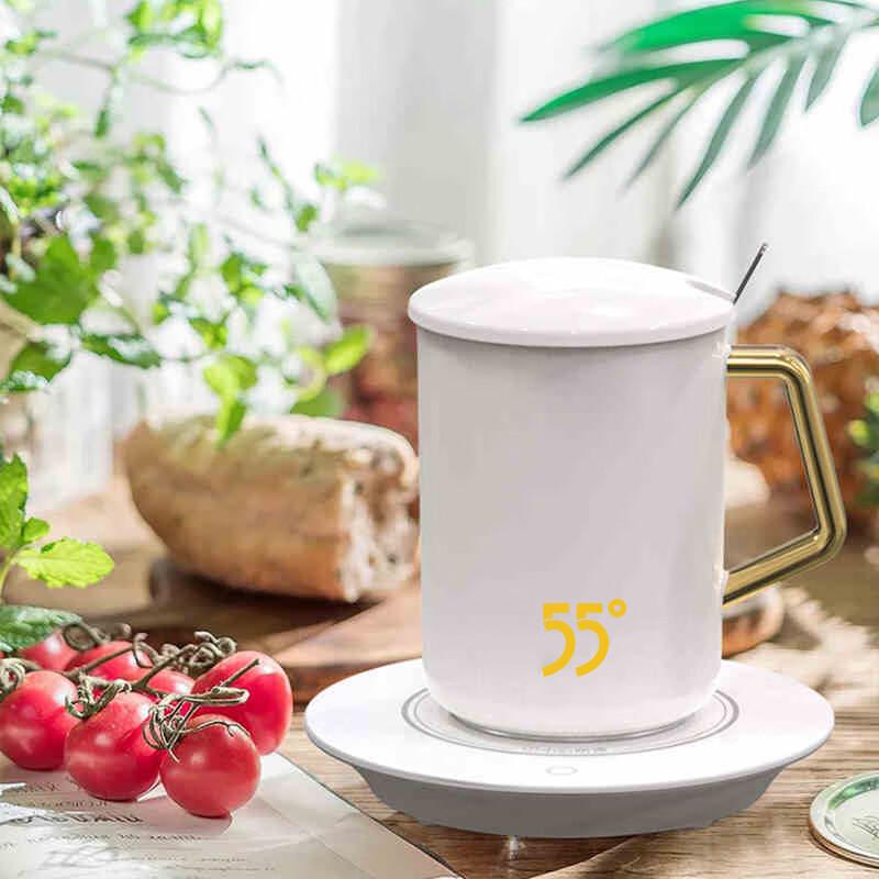 Hongpa Smart 55°C Heating Mug & Coaster Set