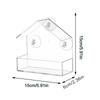 Bird Feeder Birds House for Outdoor, Window Bird Feeder with Strong Suction Cups for Wild Birds, Cardinal, Bluebird
