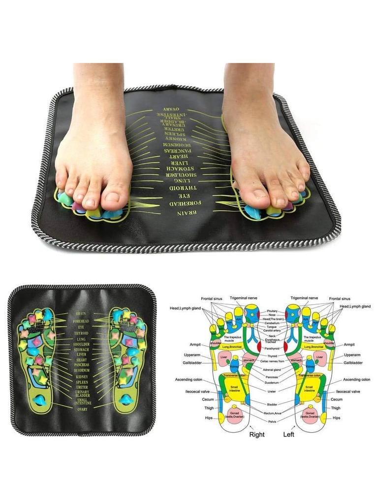 1PC Autumn and Winter Acupressure Plate Foot Massager Imitation Pebble Foot Massage Pad Foot Massage Wonder