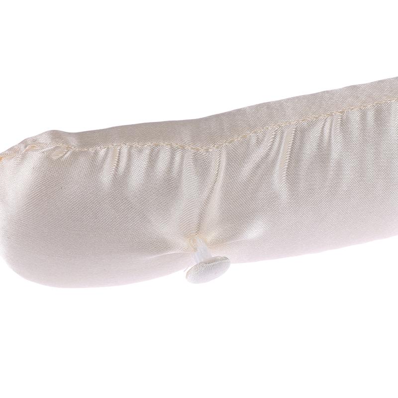 5 ks 38 cm bílé saténové vycpané ramínka na šaty kabát svatební