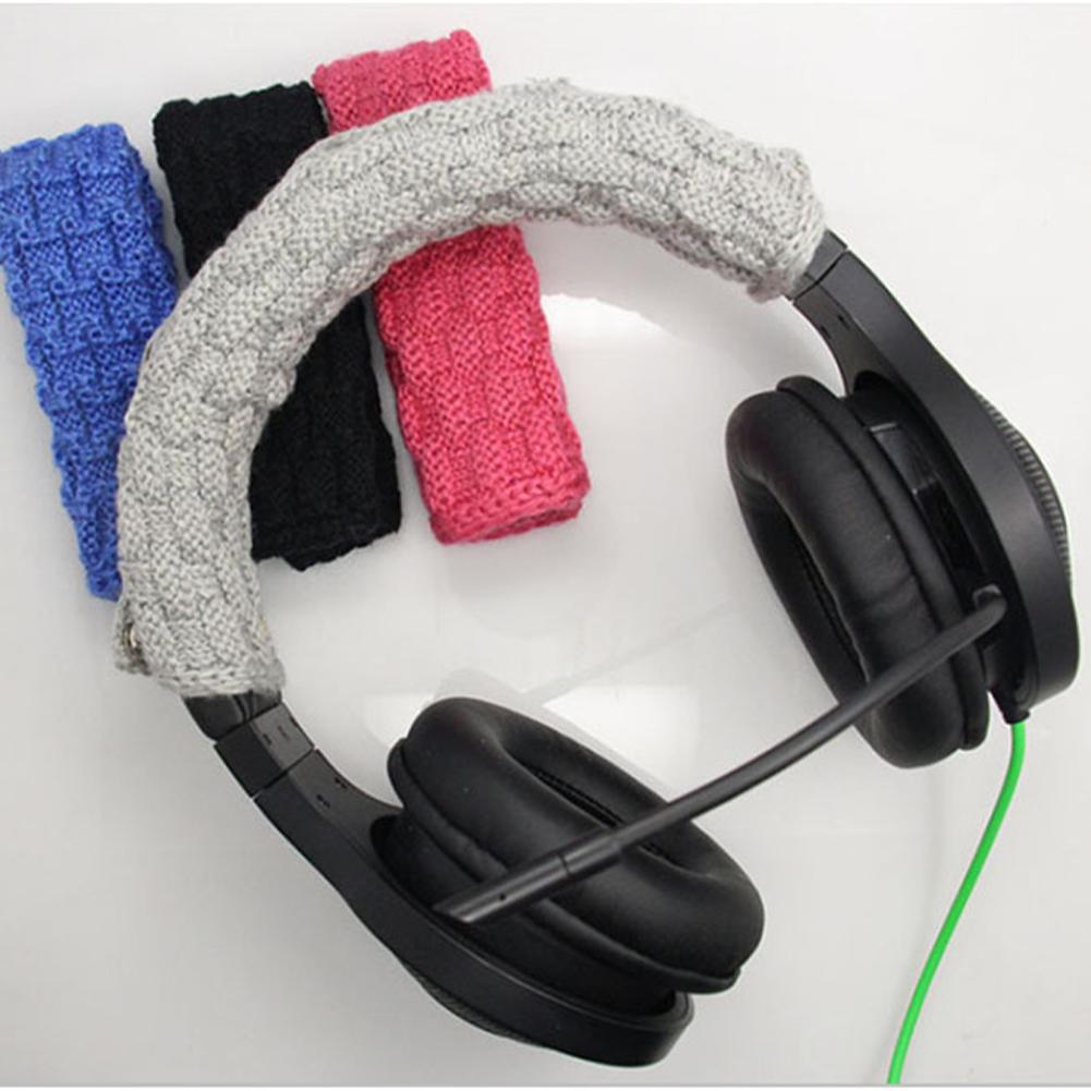 Knit Fabric Replacement Headphone Headband Cover Anti-slip Headphone Protector Headband Cushion for Audio-Technica ATH MSR7 M50x