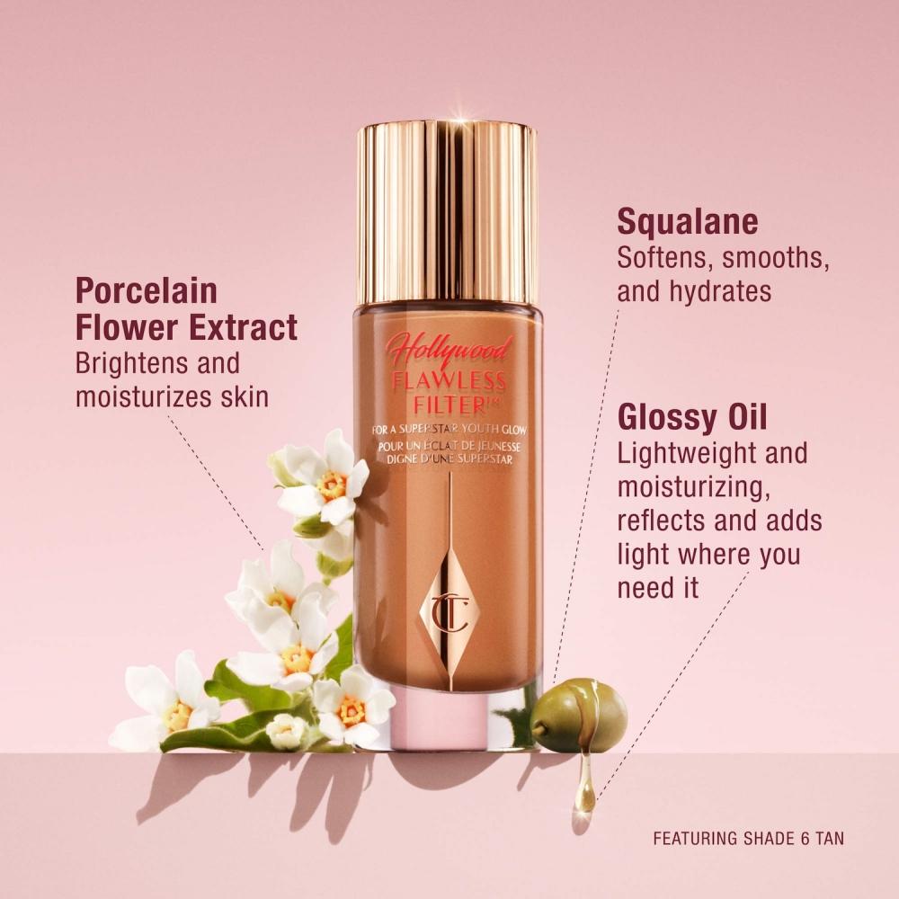 Charlotte Tilbury Hollywood Flawless Filter 1,0 oz 30 ml 4 Medium Olive Für mittlere Hauttöne