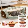 All- Foldable Cats Tunnel Bed: Multi-Functional -Shaped Pet Playpen With Interactive Toys For Indoor Cats