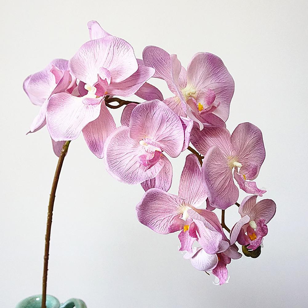 1ks Umělá květina Butterfly Orchid Živá zahrada DIY Party Svatební výzdoba Vánoční ozdoba