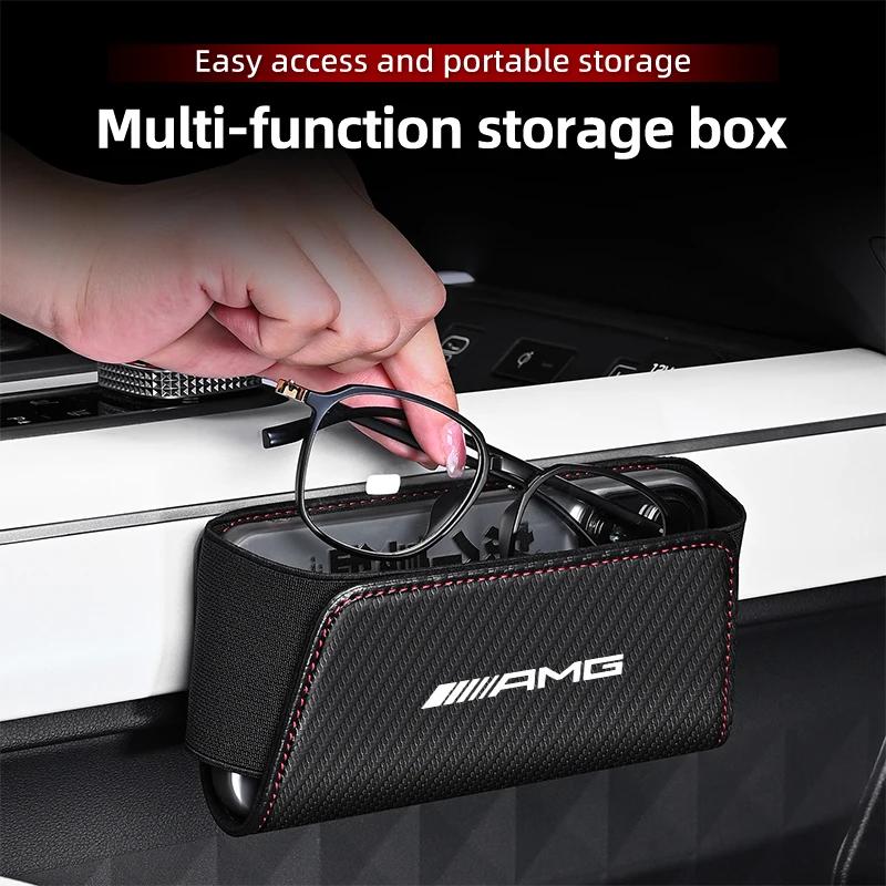 GLC GLB Car Storage Bag Storage Box Hanging Case Hanging Organizer Box For Mercedes Benz AMG A C E Class W201 W210 W108 W204 W2