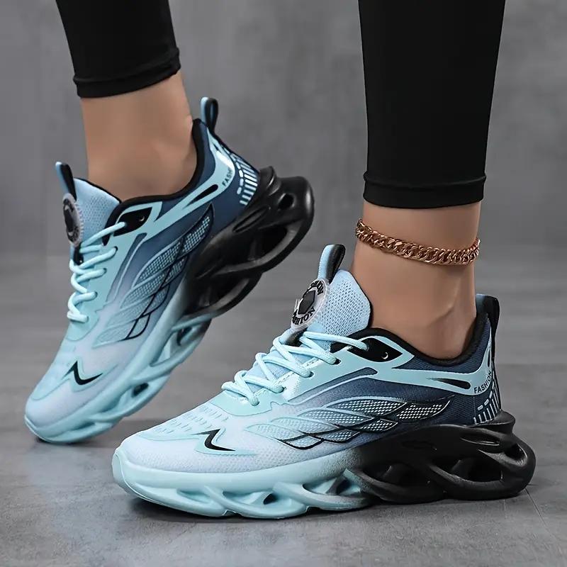 ELUVA Unisex Running Shoes Women Men Lightweight Mesh Breathable Comfortable Flat Soft Tennis Shoe Non Slip Lace-up Sneakers Man