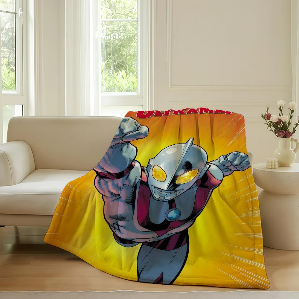 Adventure TV Series U UltraMan Blanket For Sofa Office Bed Plane Travel Sleep Read Relax Camping Soft And Warm