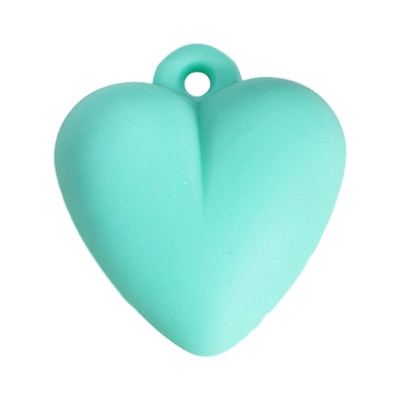 

Colorful Heart Shape Pendant DIY Jewelry Earrings Small Heart Charm with Hole Loose Spacer Bead Teen Jewelry Material