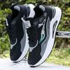 Summer Men's Shoes Spring and Autumn Leather Shoes Men's Mesh Deodorant Wear-resistant Sports Shoes Trend Versatile Casual Trendy Shoes