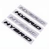 3D ABS 18.9cm HYBRID Emblem Badge Car Body Trunk Sticker Decal For Lexus CT200h RX450h ES300h Auto Accessories GE8