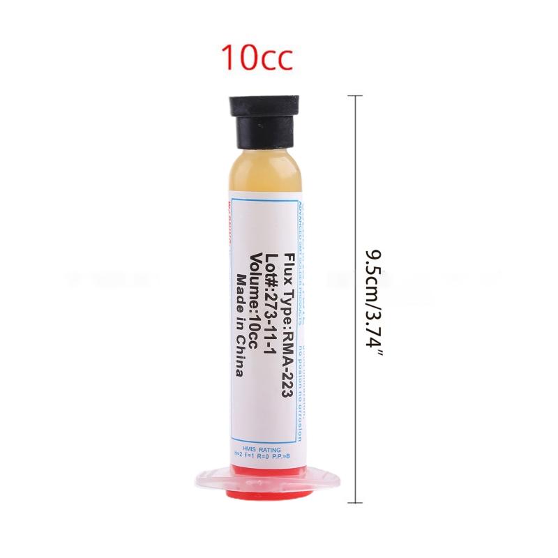 10cc Lead-free Solder Flux RMA-223 for Chips Computer Phone LED for BGA SMD PGA Repair Tool Scaling Powder DIY