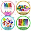 Arts and Crafts Supplies for Kids - Craft Art Supply Kit for Toddlers Age 4 5 6 7 8 9 - All In One D.I.Y. Crafting School Kindergarten Homeschool Supp