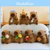 Plush Capybara Backpack Animal Stuffed Children Shoulder Bag Pp Filling Cotton