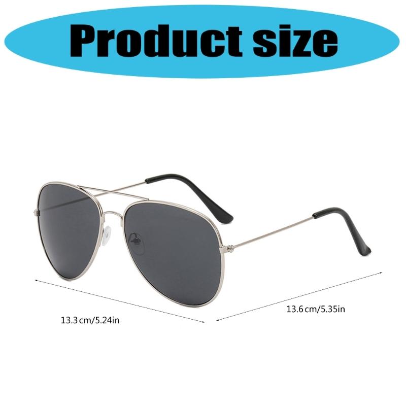 Stylish Pilot Glasses With UV400 Sun Protections Metal Frame PC Lens Sunglasses For Women Men Outdoor Activity Wear